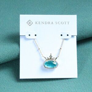 Kendra Scott Disney Elisa Necklace London Blue Gold